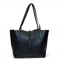 Coach Market Tote Black Polished Pebble Leather