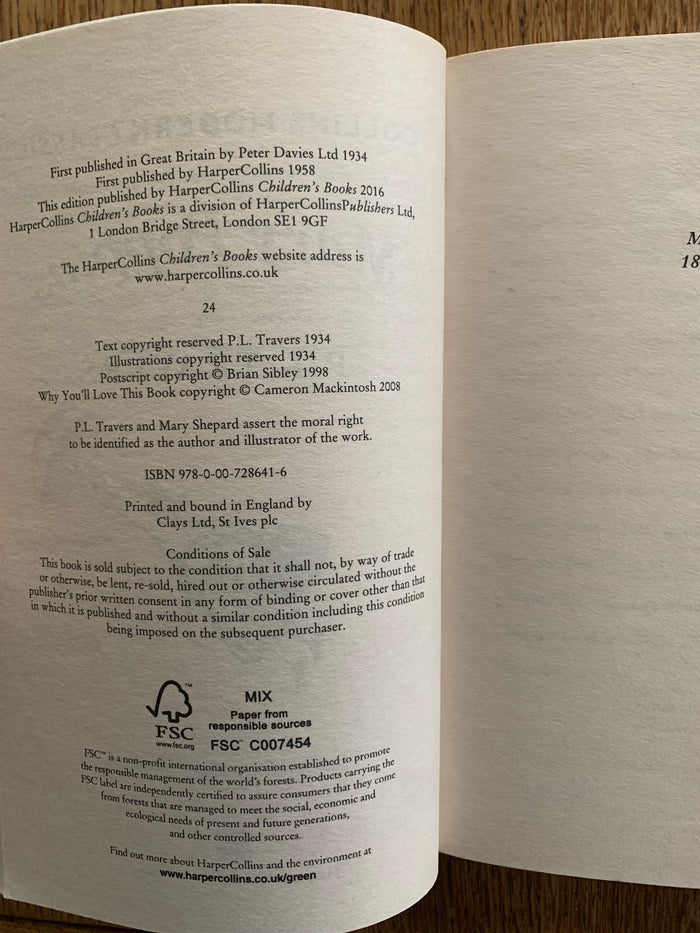 Mary Poppins complete five book set