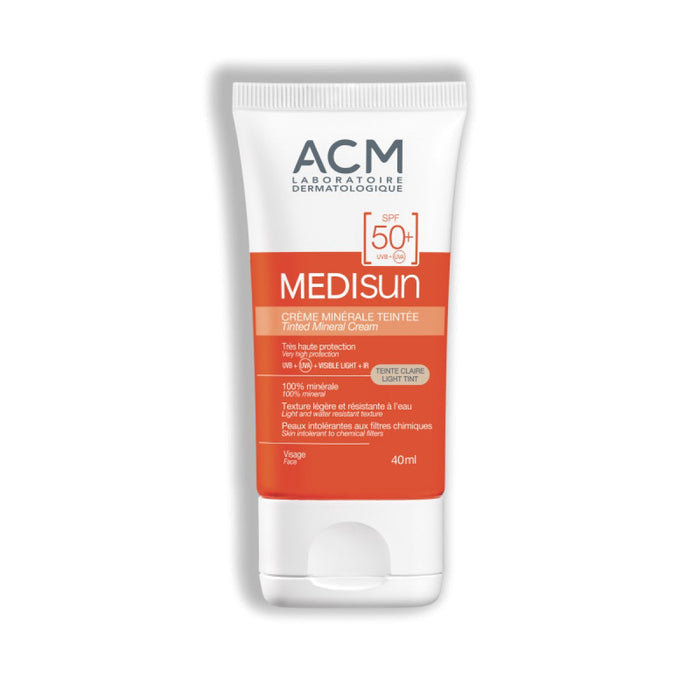 Medisun Fps50+ Mineral Crema Color Claro 40ml