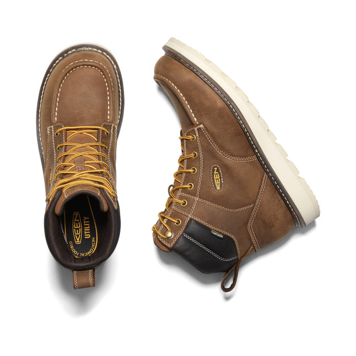 image|one|both|both|Men's Cincinnati 6" Waterproof Boot (Soft Toe) - Pair Angle Image