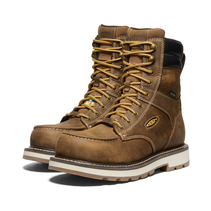 image|one|both|both|Men's CSA Cincinnati 8" Waterproof 90° Heel Boot (Carbon-Fiber Toe) - Pair Angle Image
