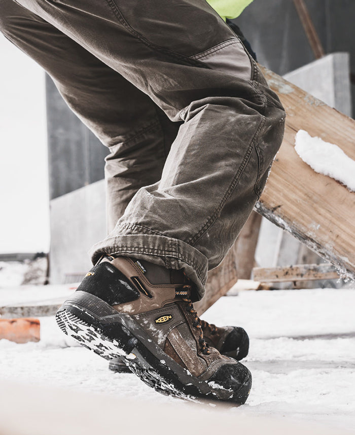 Men's CSA Davenport 8" Insulated Waterproof Boot  |  Dark Earth/Inca Gold