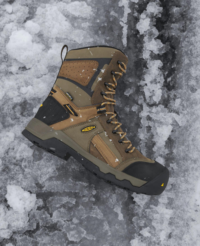 Men's CSA Davenport 8" Insulated Waterproof Boot  |  Dark Earth/Inca Gold
