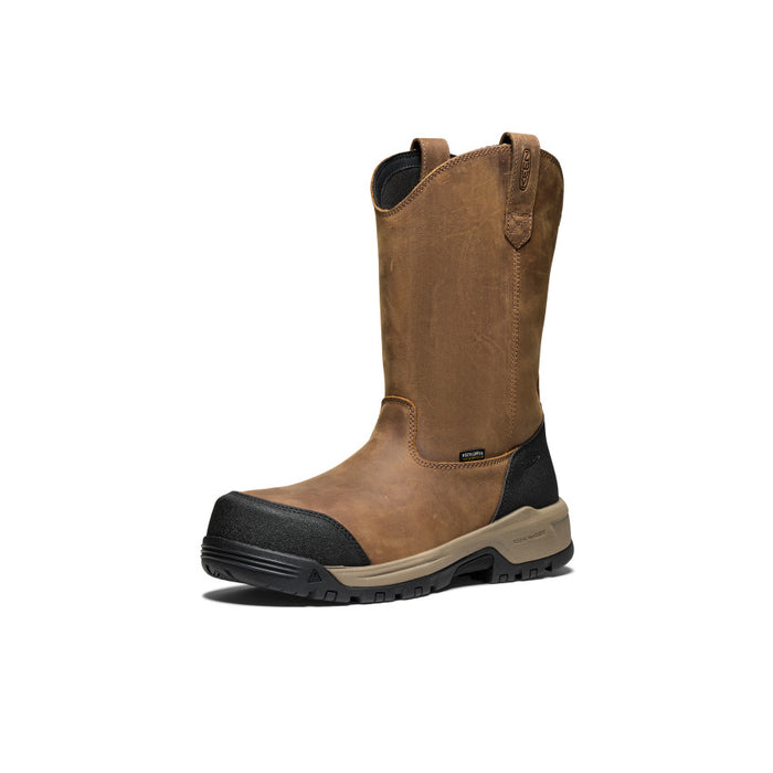 image|one|both|both|Men's CSA Evanston Pull-On Waterproof Boot (Carbon Toe) - Angle Image
