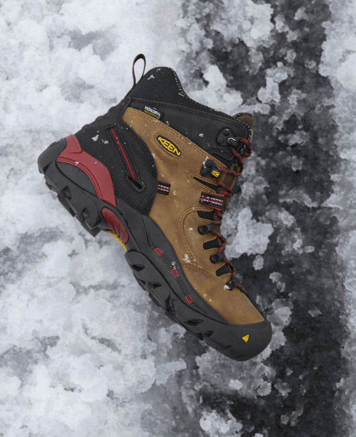 Men's CSA Hamilton Waterproof Boot (Carbon Toe)  |  Bison/Jester Red