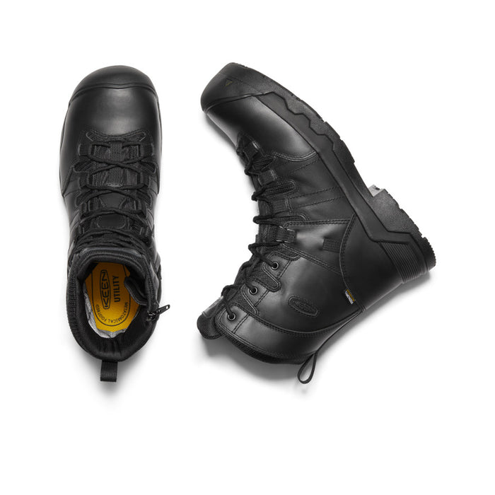 image|one|both|both|Men's CSA Oshawa+ 8" Side Zip Waterproof Boot (Carbon Toe) - Pair Angle Image