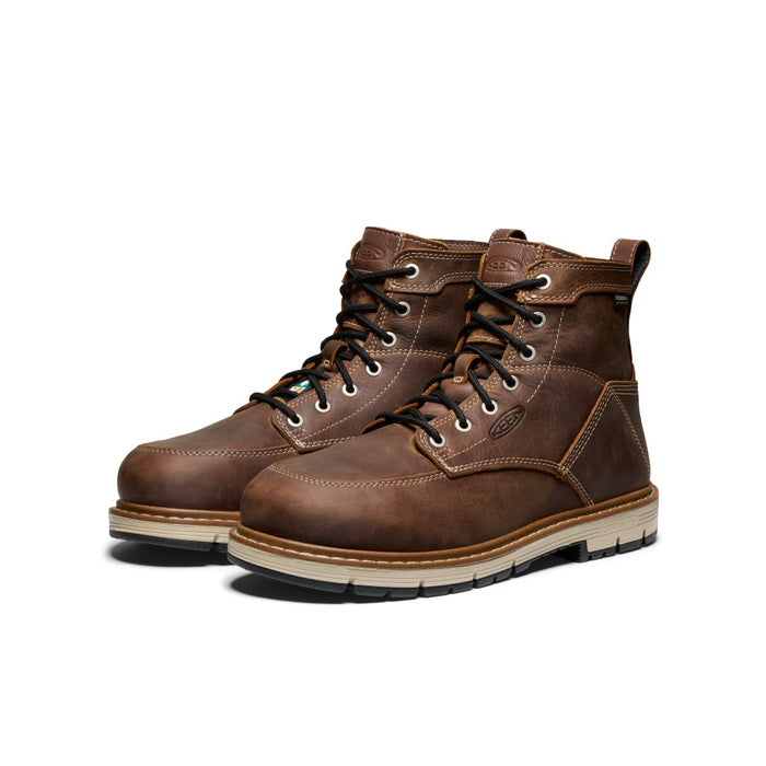 image|one|both|both|Men's CSA San Jose Waterproof Pull-On Boot (Aluminum Toe) - Pair Angle Image