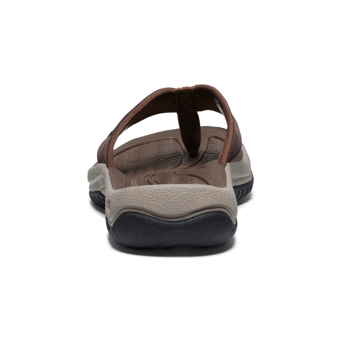 image|one|both|both|Men's Kona Leather Flip-Flop - Back Image