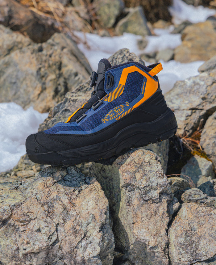 Men's Revel IV EXP CF Polar Waterproof Boot  |  Naval Academy/Flame Orange