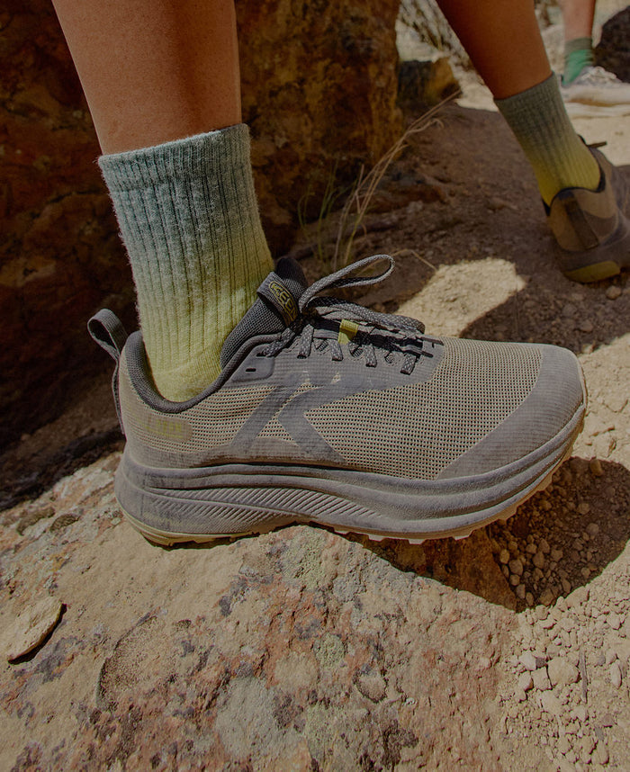 Men's Roam Trail Running Shoe  |  Magnet/Burnt Brick