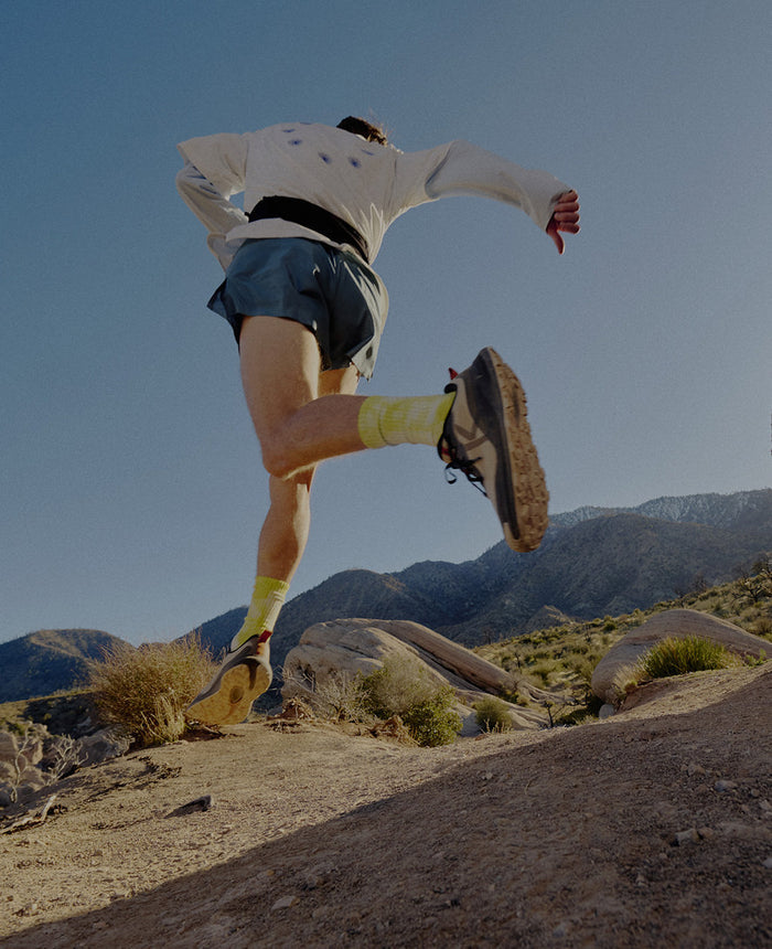 Men's Wander Trail Running Shoe  |  Star White/Desert Sage