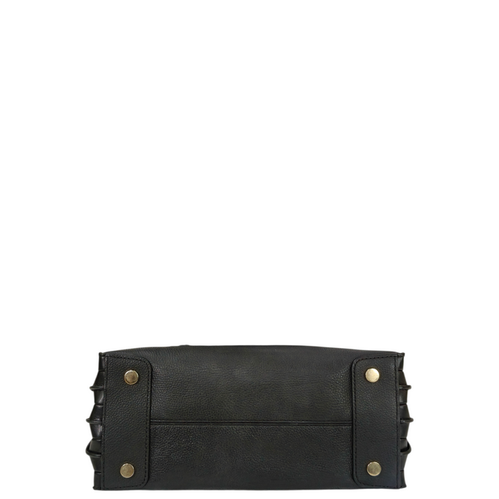 Michael Kors Mercer Tote Black Pebbled Leather