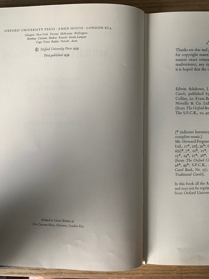 Merrily On High - Carols and Hymns For Christmas