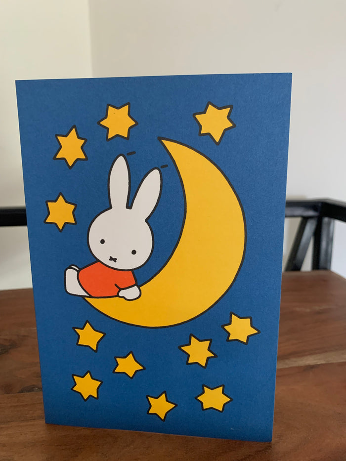 Miffy card - signed with an undedicated inscription by Dick Bruna