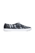 Side view of a Native Shoes Adults Miller Wanderfoam Marbled Footwear in Jfyshlmarble/Shlwht