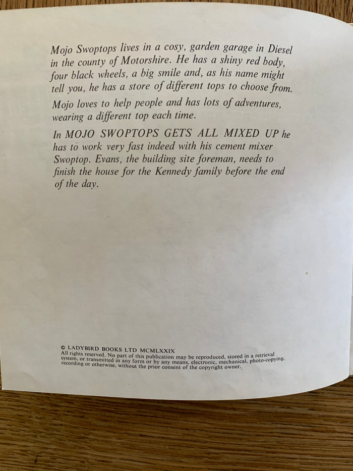 Mojo Swoptops Gets All Mixed Up