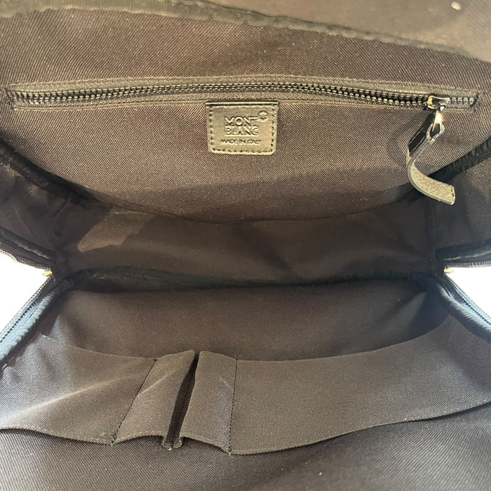 Montblanc Sartorial Backpack Black Calfskin Leather
