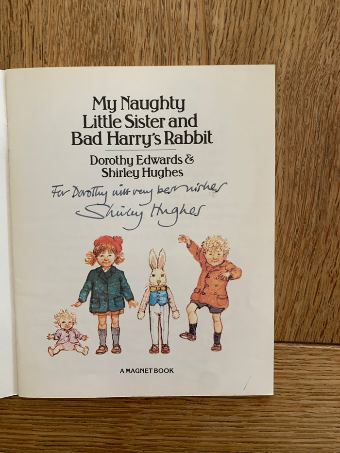 My Naughty Little Sister and Bad Harry's Rabbit (signed)