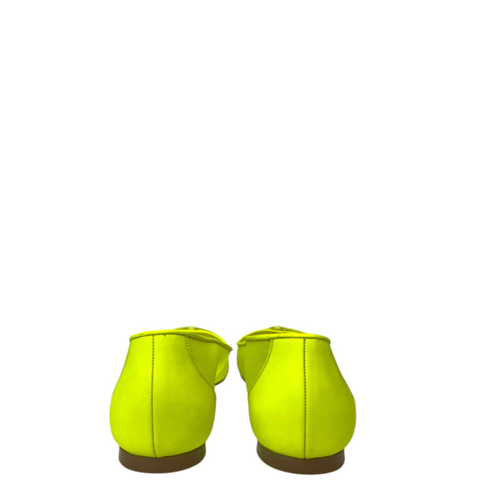 Christian Louboutin Neon Green Mesh Flats EU 38