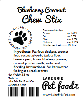 *NEW* Chew Stix (Blueberry Coconut)
