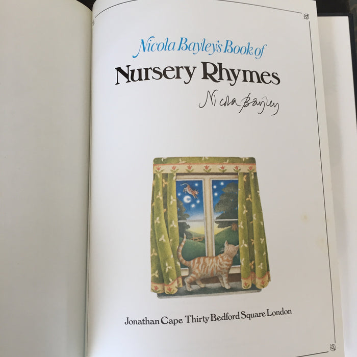 Nicola Bayley’s Book of Nursery Rhymes (signed)
