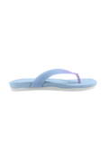 Side view of a Native Shoes Adults Paolo Wanderfoam Ombre Footwear in Skyway Blue / Dawn Blue / Twirling Ombre