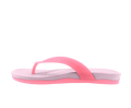 Side view of a Native Shoes Adults Paolo Wanderfoam Footwear in Barely Pink / Flamingo Pink