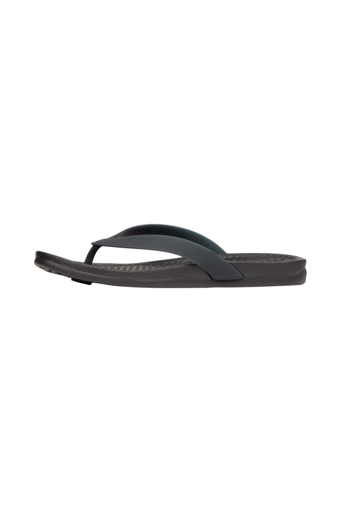 Angled view of a Native Shoes Paolo Wanderfoam | Jiffy Black / Jiffy Black Footwear in Jiffy Black / Jiffy Black