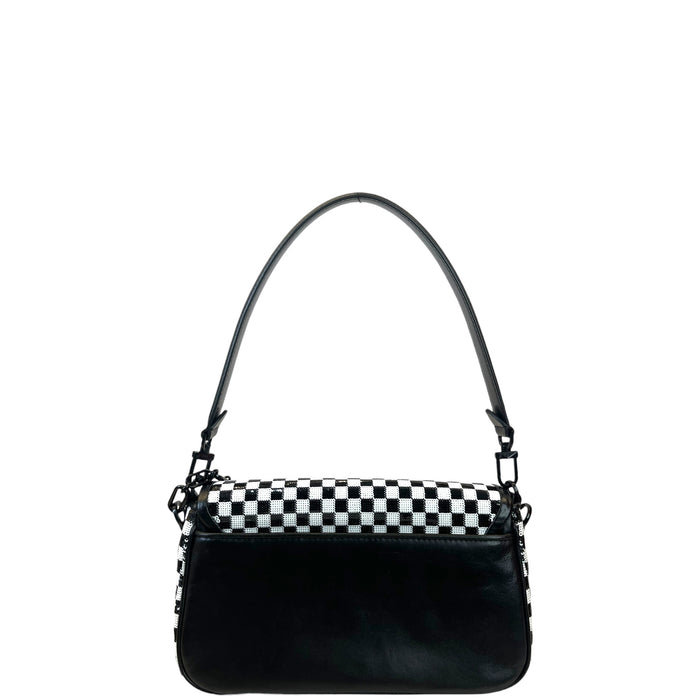 Michael Kors Parker Medium Sequined Checkerboard Shoulder Bag