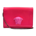 Versace Patent Palazzo Medusa Chain Evening Bag