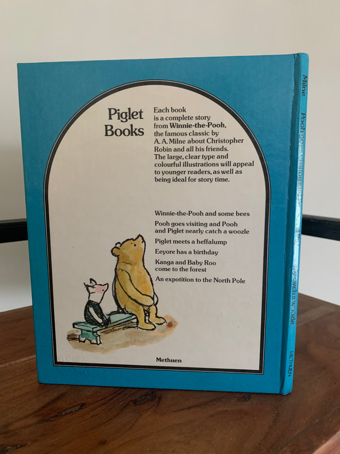 Pooh goes fishing and Pooh and Piglet nearly catch a woozle