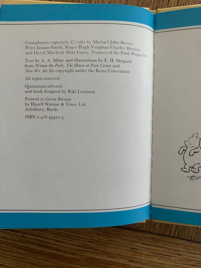 Pooh's Counting Book