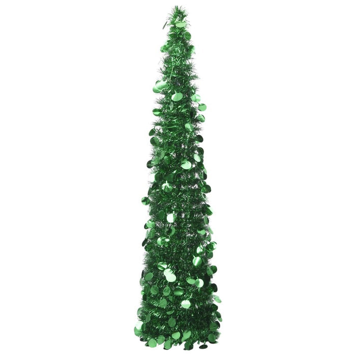 Pop-up Artificial Christmas Tree 180cm PET Collapsible Indoor Outdoor Xmas Green