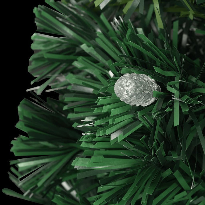Pre-Lit Christmas Tree with Stand 150cm Fibre Optic LED Lights Xmas Decor