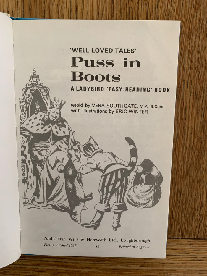 Puss in Boots - Ladybird 'Well Loved Tales'