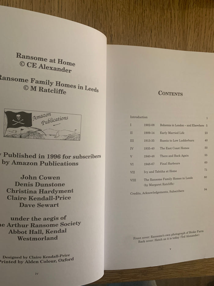 Ransome at Home: Snug Berths and Temporary Moorings