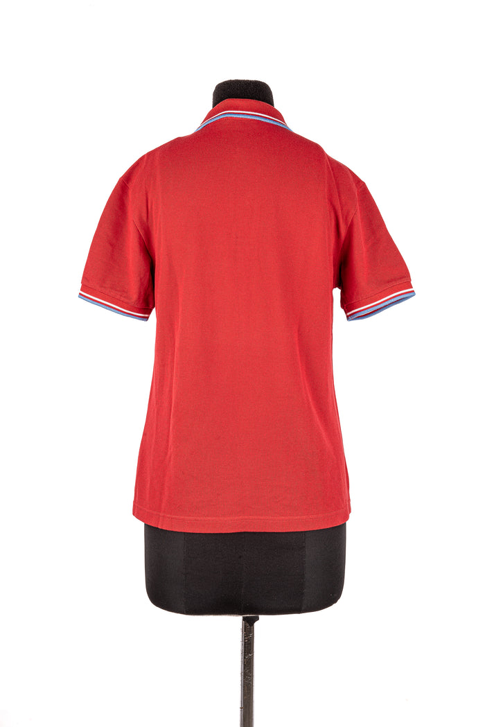 Red Polo Neck T-Shirt