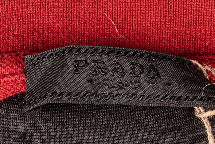 Red Polo Neck T-Shirt