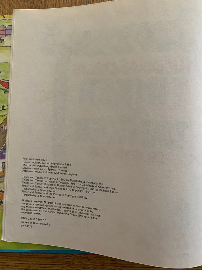 Richard Scarry's Tinker and Tanker Storybook