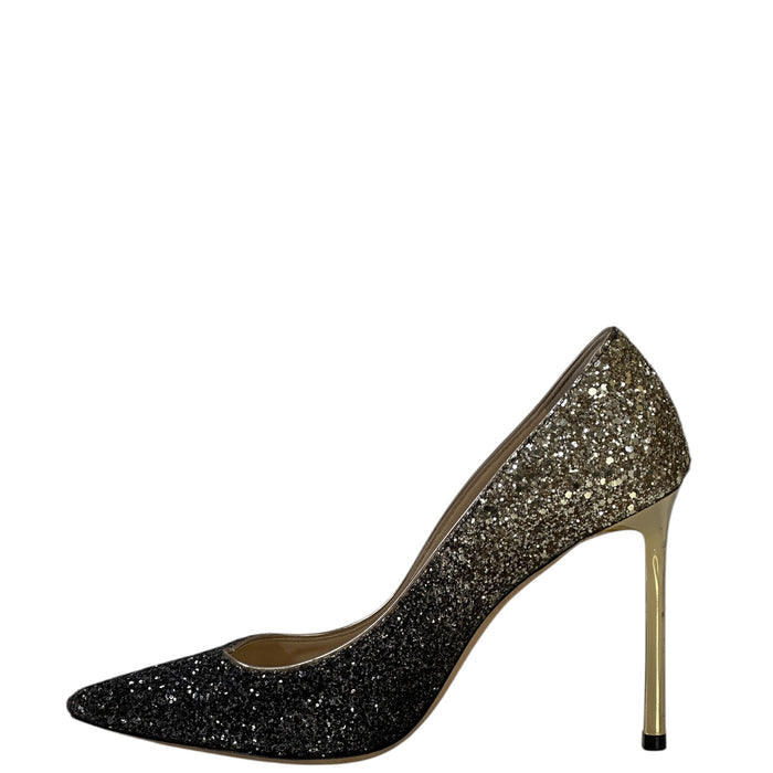 Jimmy Choo Romy Pumps Gradation Coarse Glitter Size 36