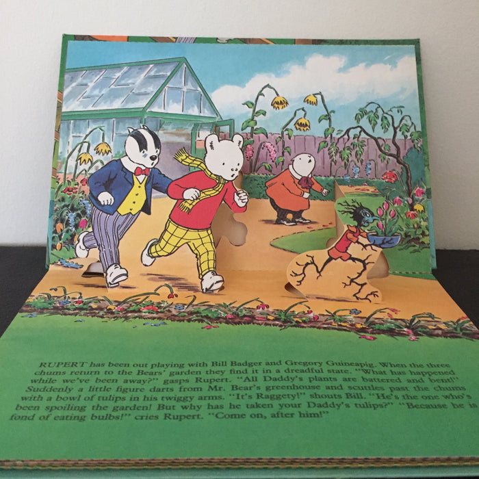 Rupert and the Ruined Garden - A Purnell Pop-Up Book