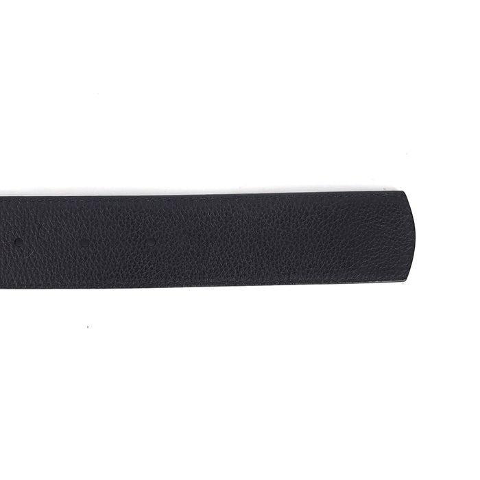 Salvatore Ferragamo Black Leather Belt
