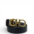 Salvatore Ferragamo Gold Gancini Buckle Belt 100 cm