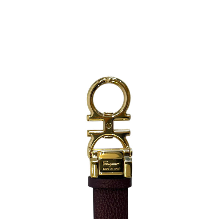 Salvatore Ferragamo Gold Gancini Buckle Belt 100 cm
