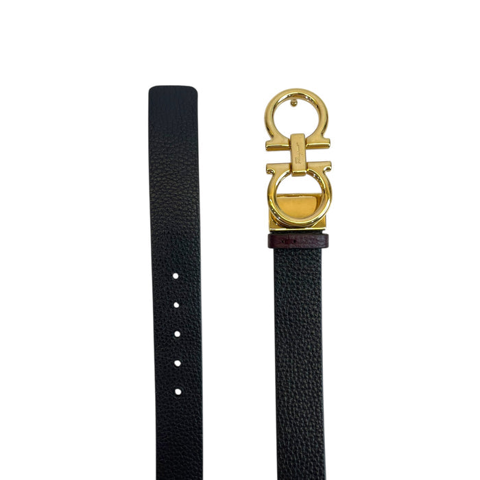 Salvatore Ferragamo Gold Gancini Buckle Belt 100 cm