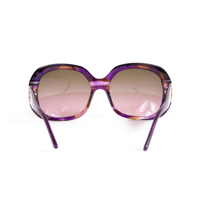 Salvatore Ferragamo Gradient Rectangular Sunglasses