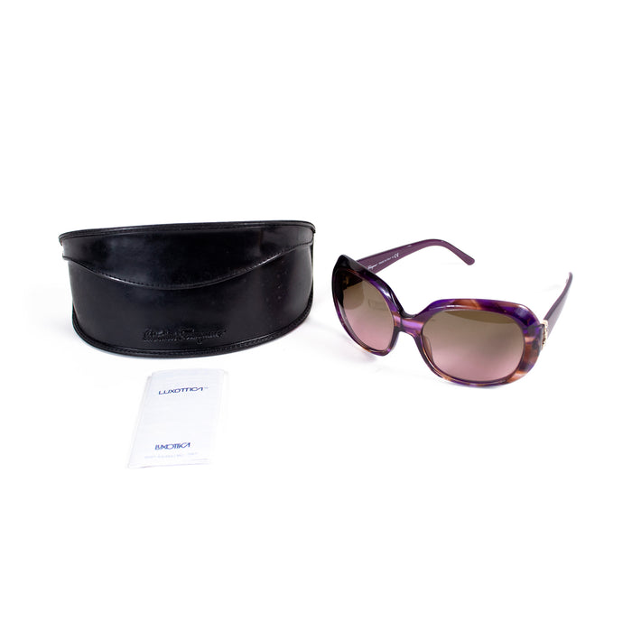 Salvatore Ferragamo Gradient Rectangular Sunglasses