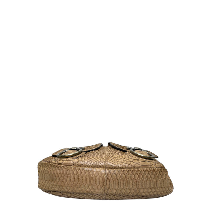 Salvatore Ferragamo Python Hobo Bag