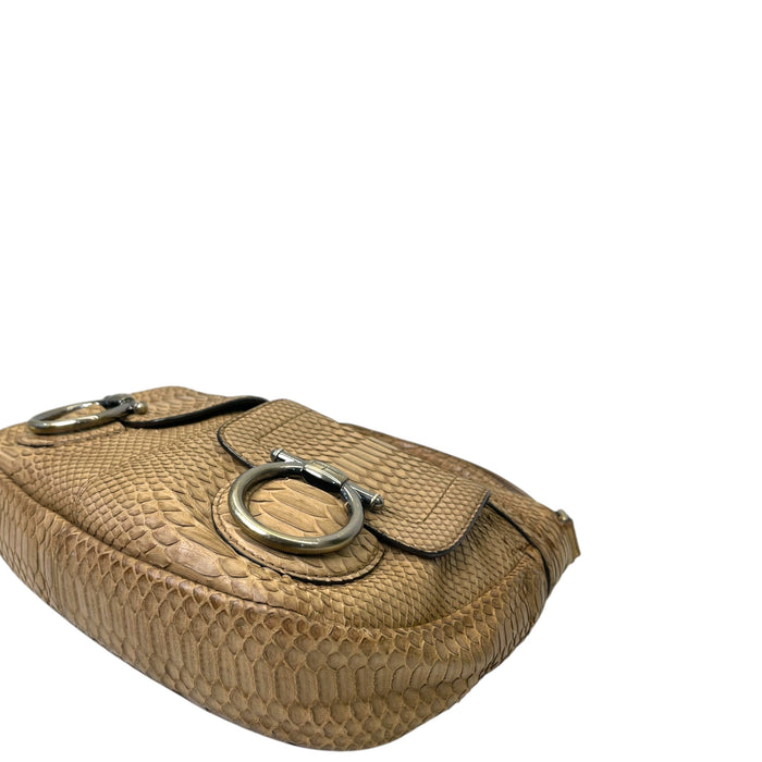 Salvatore Ferragamo Python Hobo Bag