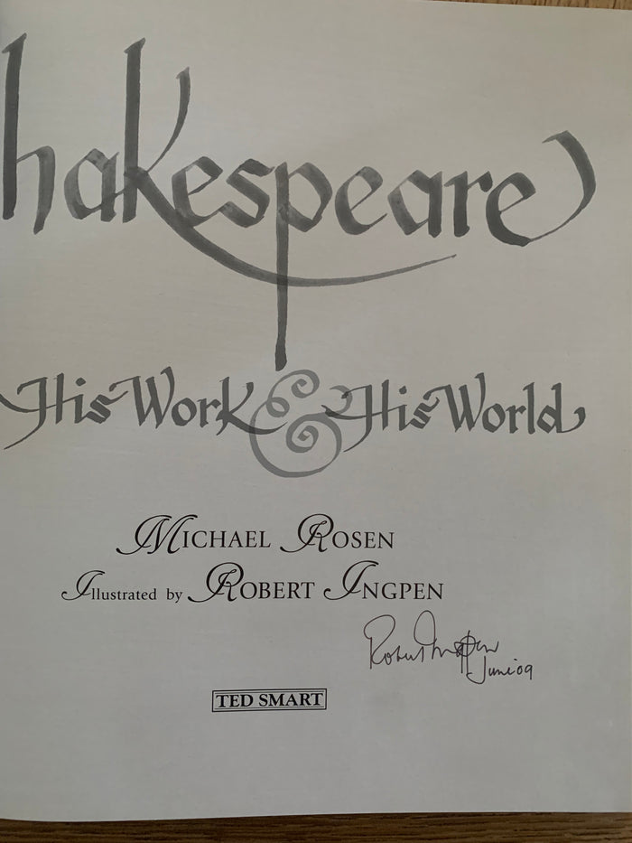 Shakespeare: His Work and His World (signed)